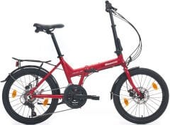 Bianchi Adhoc 20 Jant Mekanik Fren Katlanır Bisiklet Kırmızı
