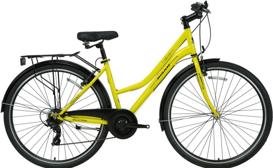 Bisan Smile 26 Jant Şehir Bisikleti Sarı-Siyah