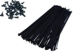 Jant teli 255mm x 2Mm Çelik Siyah 36 adet