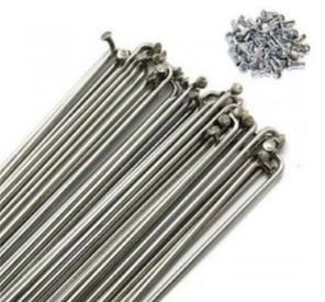 Jant teli 280 mm x 2Mm Çelik Krom 36 adet