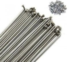 Jant teli 285 mm x 2Mm Çelik Krom 36 adet