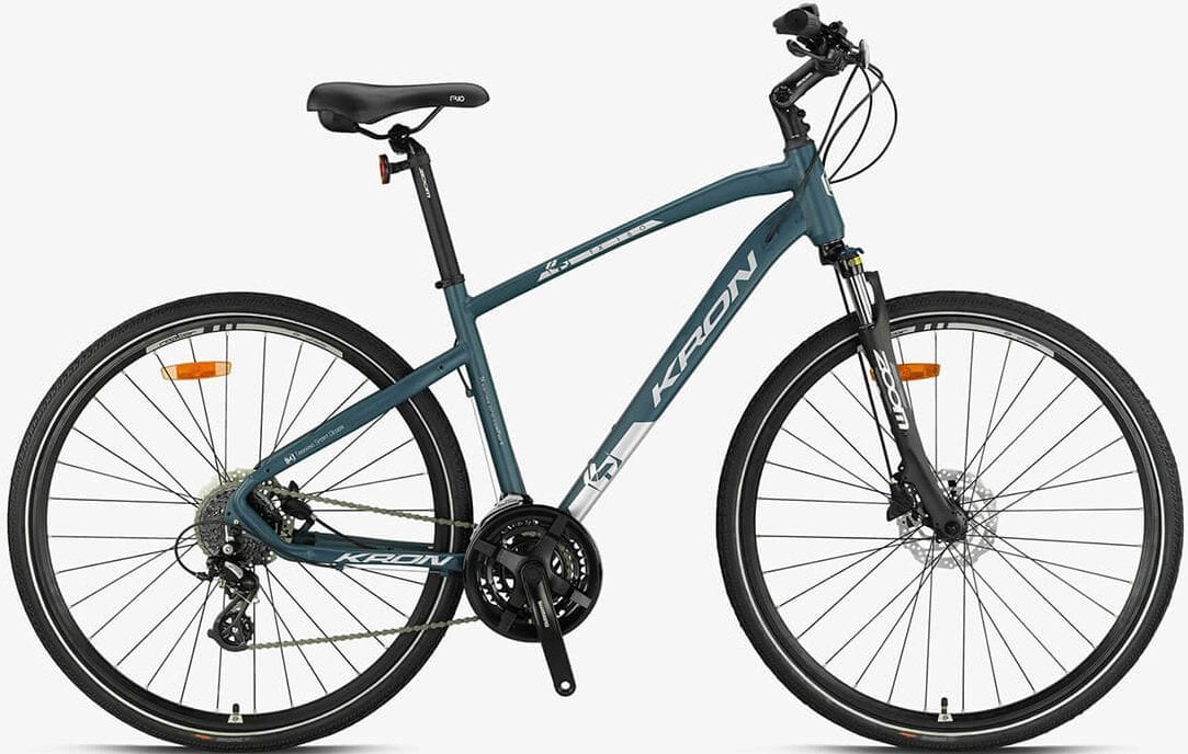 Kron TX150 Hidrolik Disk 28 Jant Trekking Bisiklet Mat Gri-Gri 46 cm