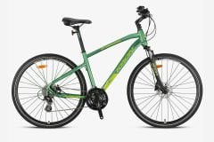 Kron TX150 Hidrolik Disk 28 Jant Trekking Bisiklet Mat Yeşil-Yeşil 46 cm