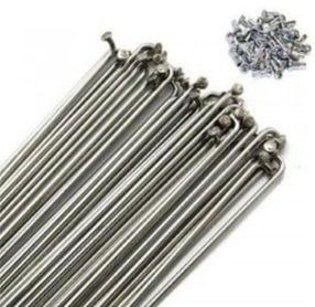 Jant teli 288 mm x 2Mm Çelik Krom 36 adet