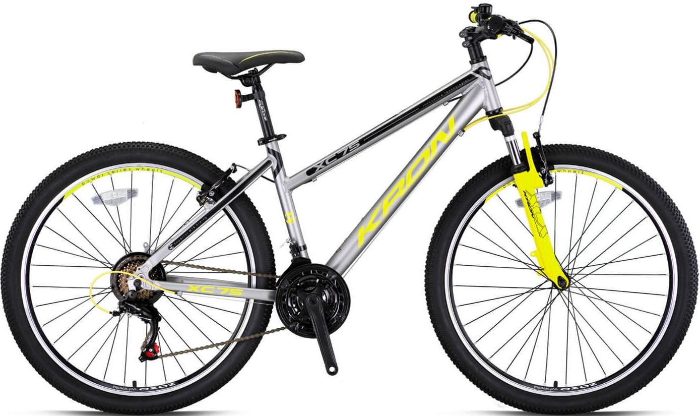 Kron XC 75 Lady 26 Jant Dağ Bisikleti Mat Titanyum-Açık Sarı