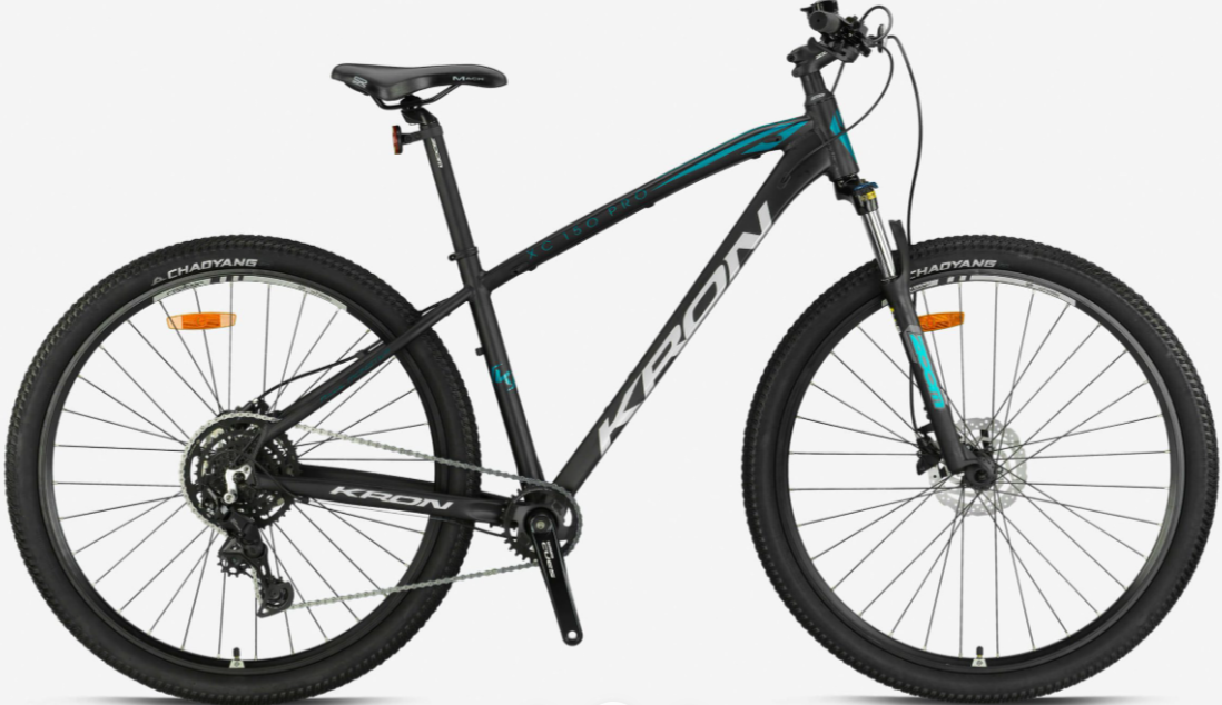 Kron XC 150 Pro Hidrolik Fren 29 Jant Dağ Bisikleti Mat Siyah-Turkuaz 43 cm