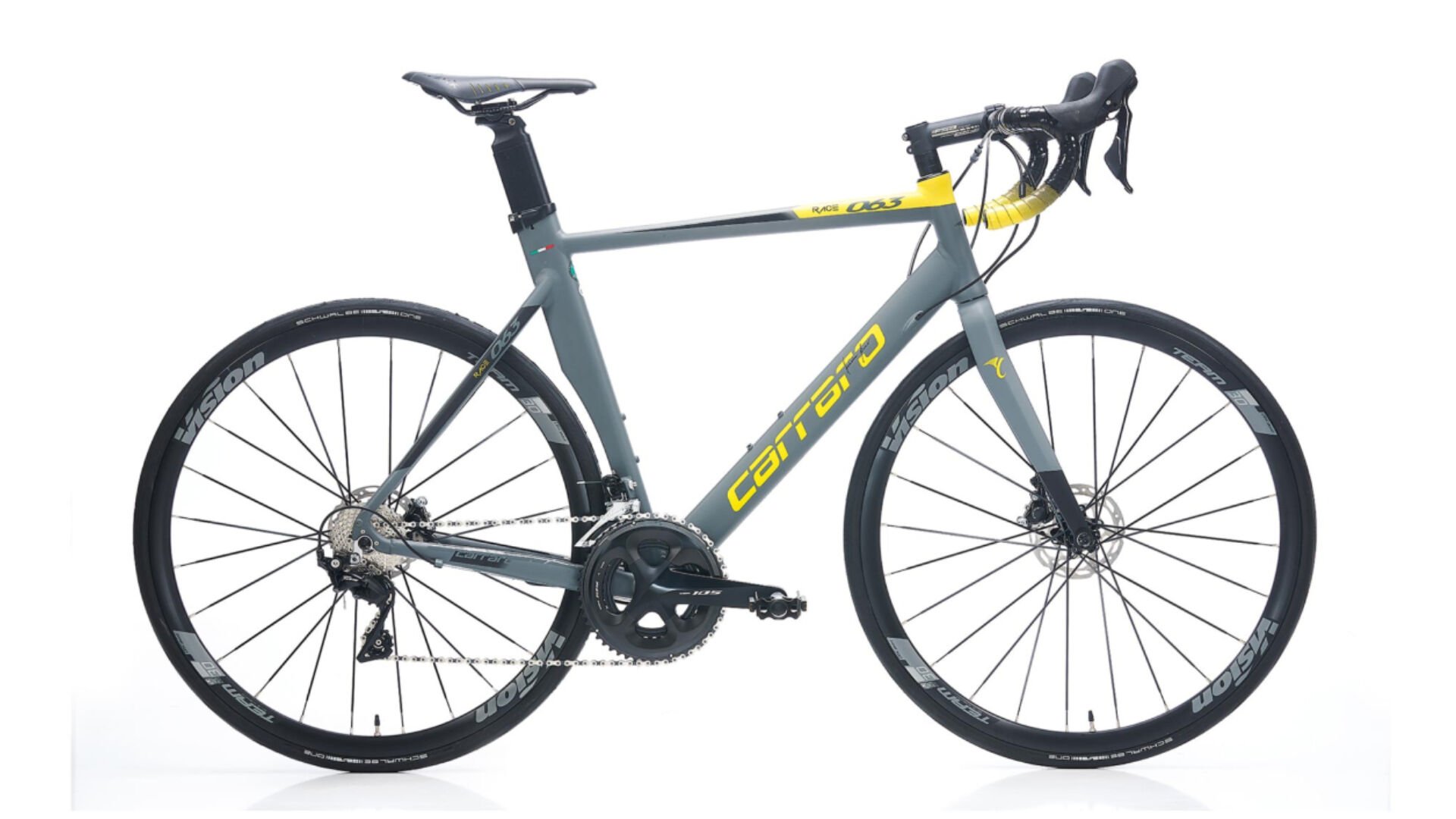 Carraro Race 063D Aero 22Vites 28 Jant Yol Bisikleti 50cm Siyah-Sarı