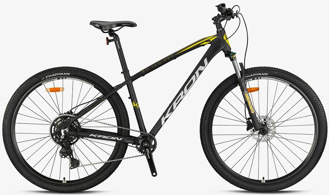 Kron XC 150 Pro Hidrolik Fren 29 Jant Dağ Bisikleti Mat Siyah-Sarı 43 cm