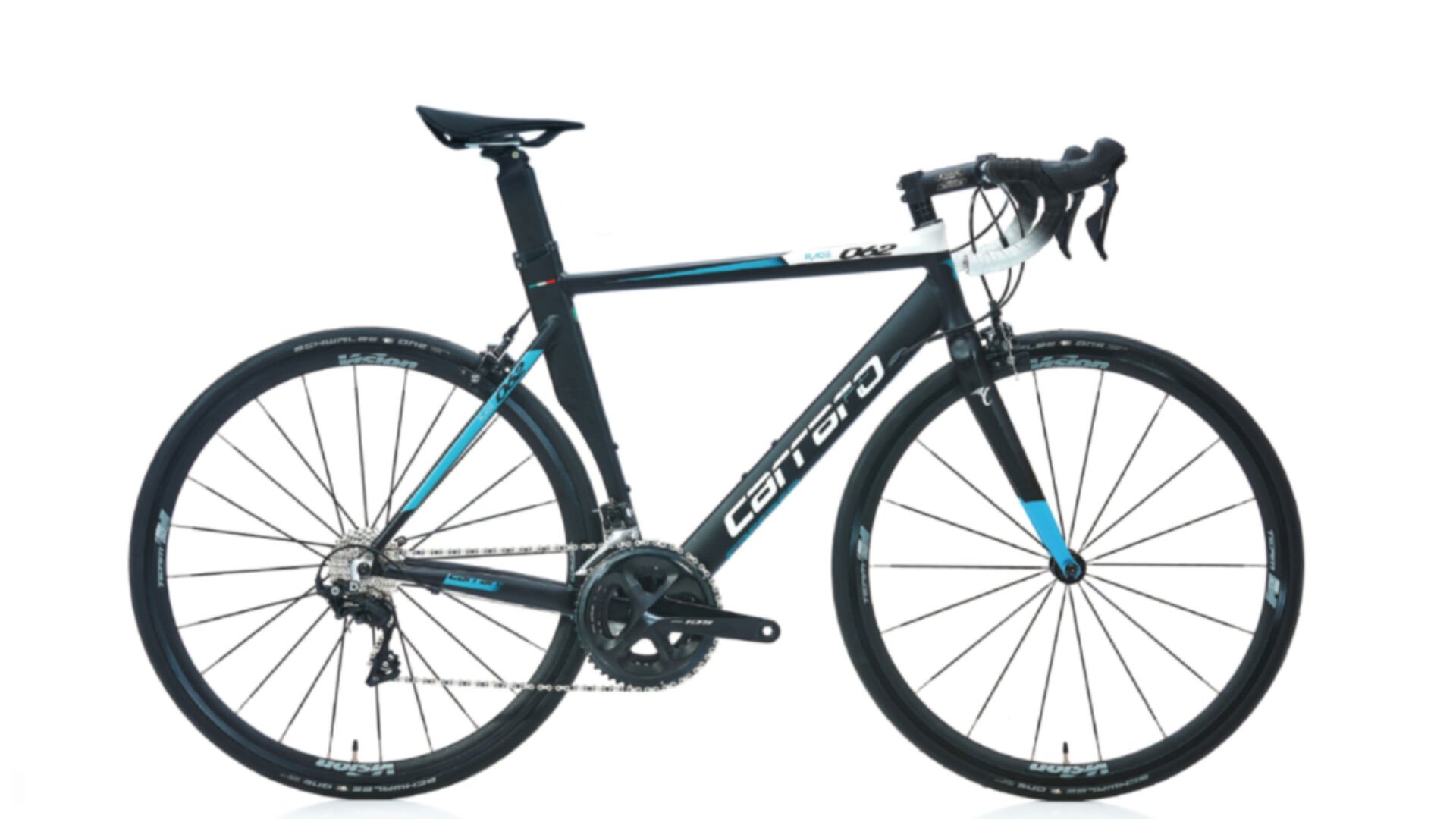 Carraro Race 062 Aero 22Vites 28 Jant Yol Bisikleti 60cm Siyah-Beyaz-Turkuaz