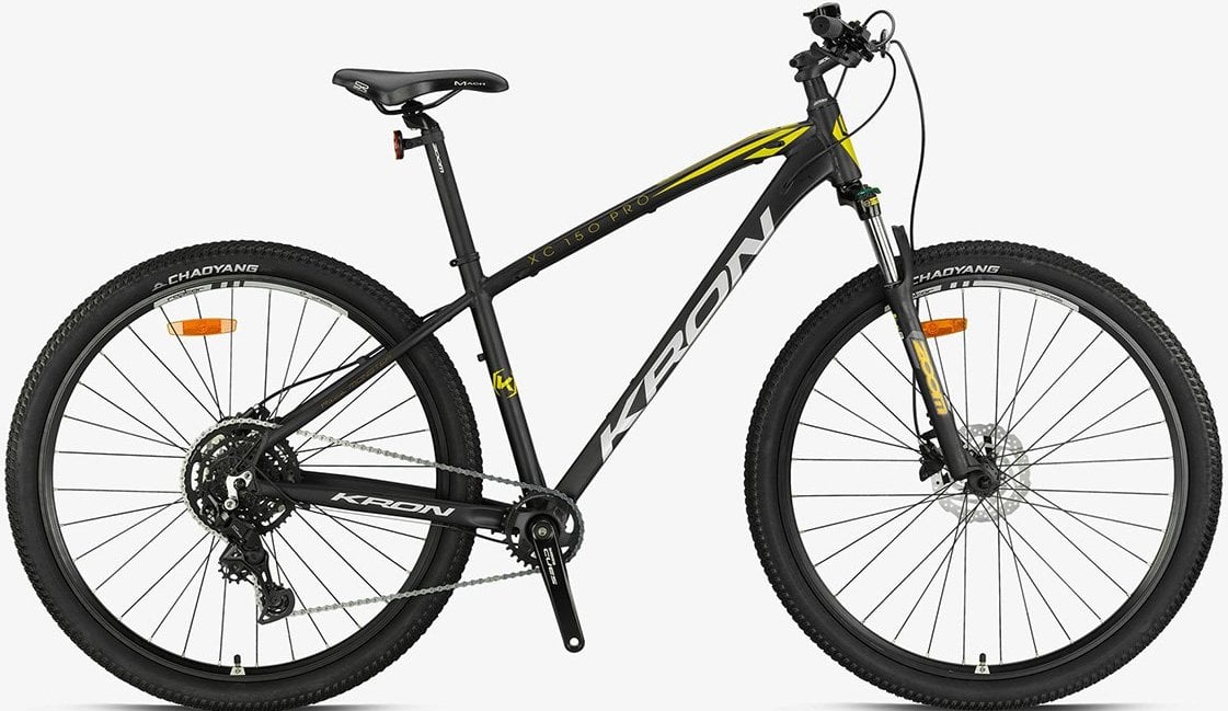 Kron XC 150 Pro Hidrolik Fren 29 Jant Dağ Bisikleti Mat Siyah-Sarı 48 cm
