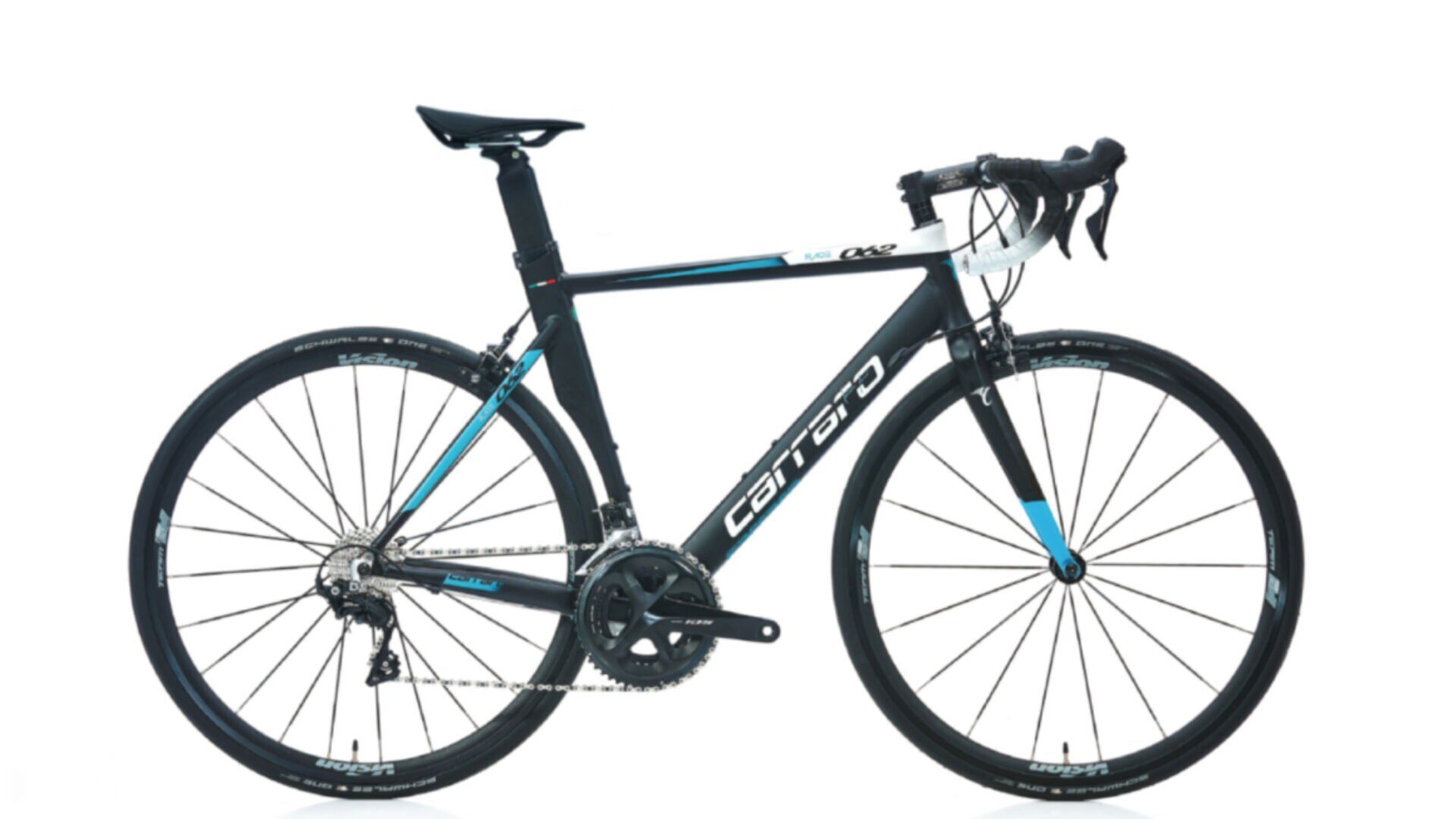 Carraro Race 062 Aero 22Vites 28 Jant Yol Bisikleti 56cm Siyah-Beyaz-Turkuaz