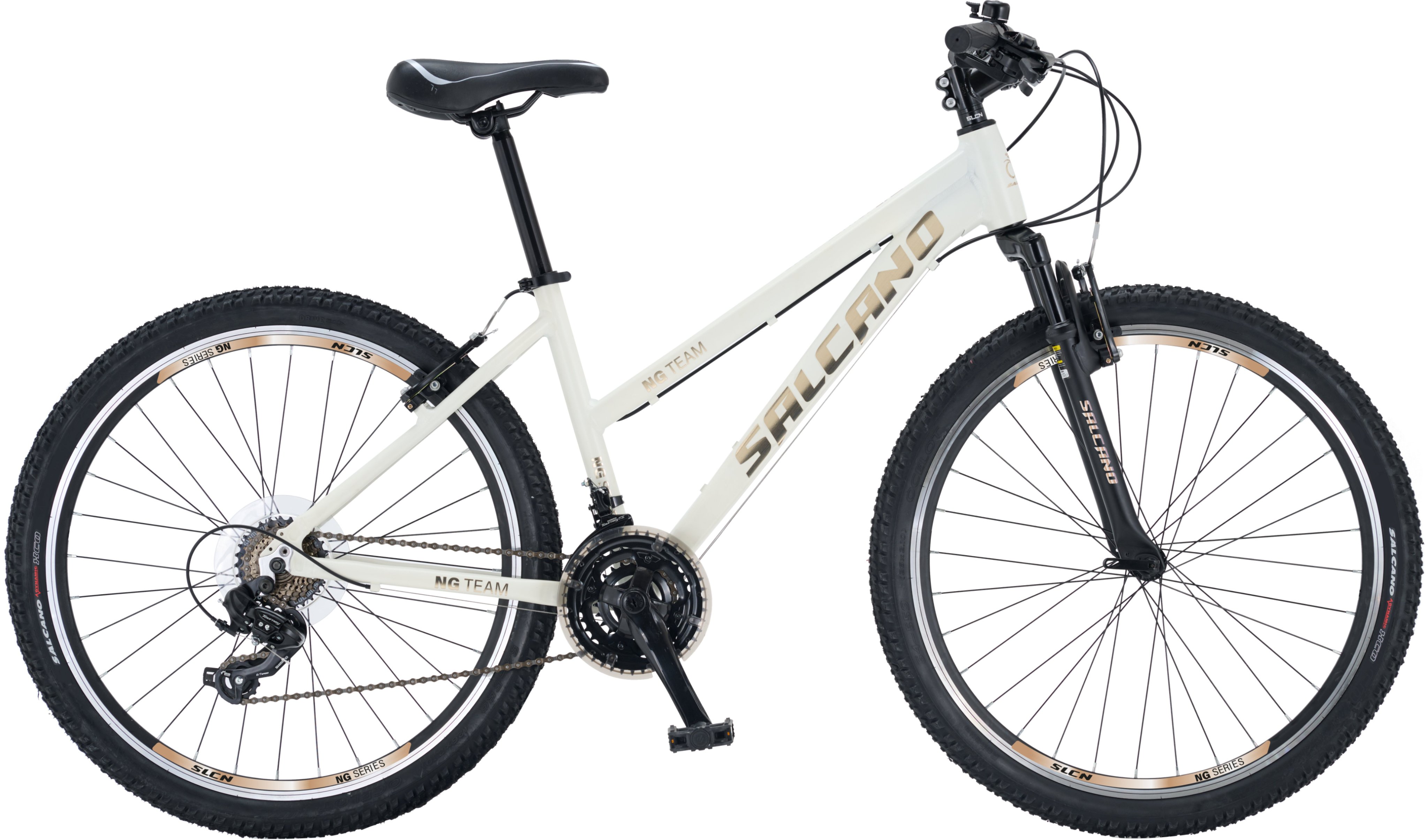 Salcano NG Team 300 Lady Hidrolik Fren 26 Jant 21 Vites Dağ Bisikleti Krem-Bakır