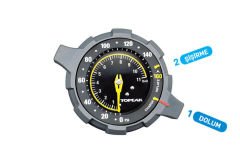 Pompa Ayaklı Göstergeli Joeblow Booster Tubeless Topeak