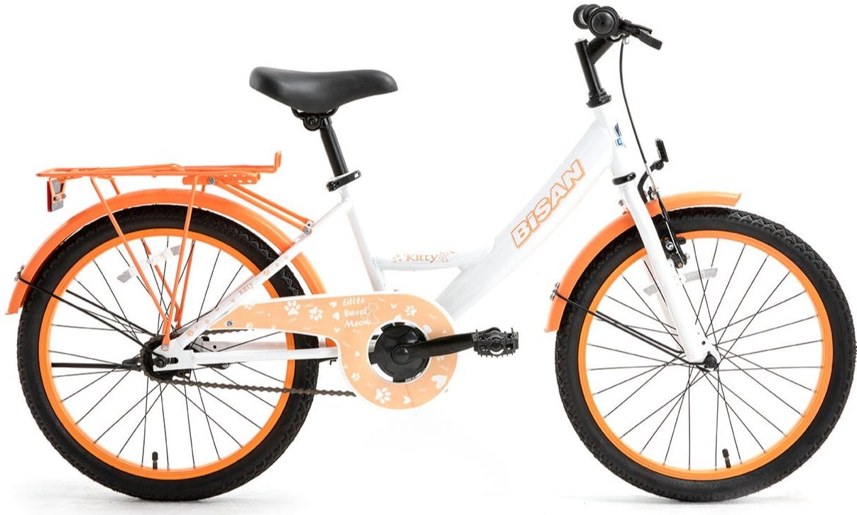 Bisan Kitty 20 Jant Çocuk Bisikleti Beyaz-Mercan