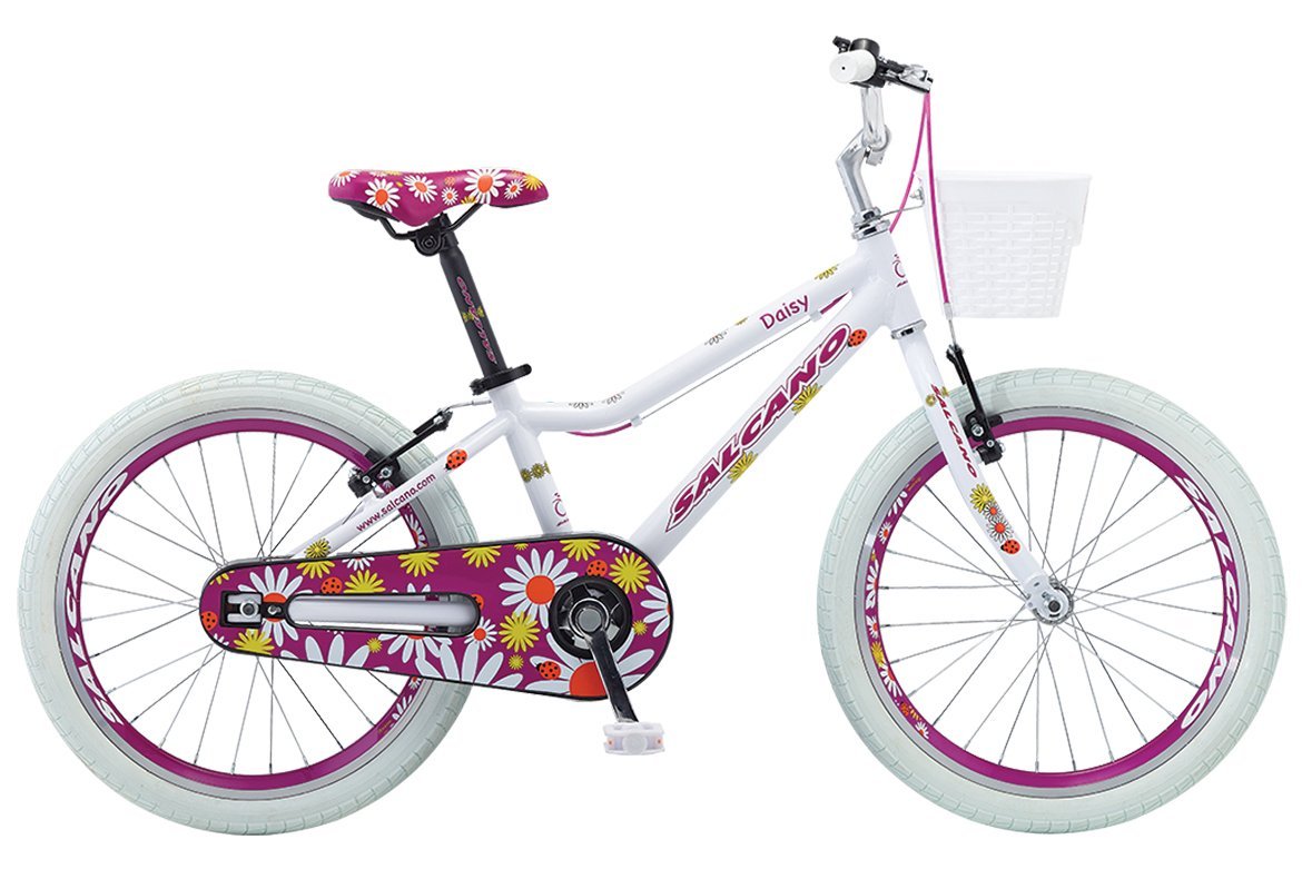 Salcano Daisy 20 Jant Kız Çocuk Bisikleti Beyaz Mor