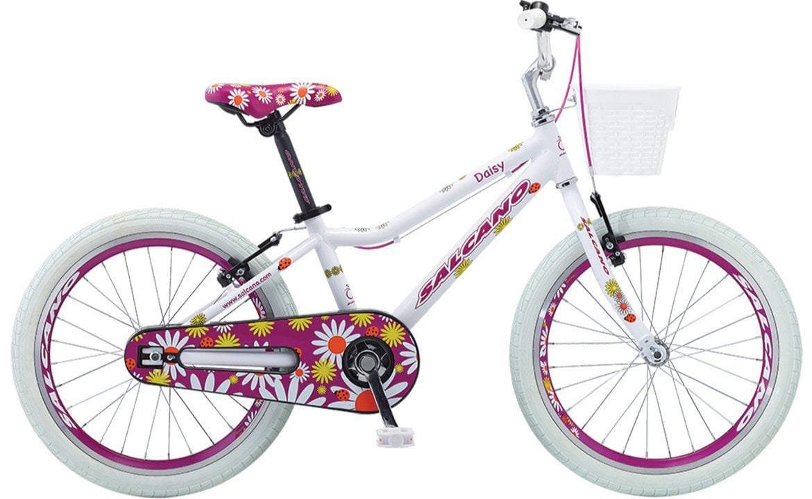 Salcano Daisy 20 Jant Kız Çocuk Bisikleti Beyaz Mor