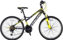 Kron Vortex 3.0 24 Jant Dağ Bisikleti Mat Siyah-Açık Sarı
