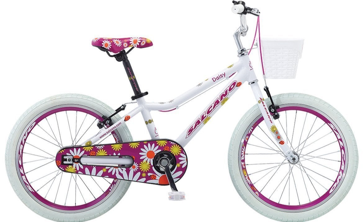 Salcano Daisy 20 Jant Kız Çocuk Bisikleti Koyu Pembe-Beyaz