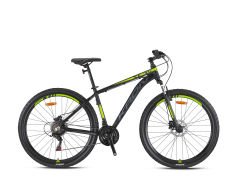Kron XC 75 Hidrolik Fren 26 Jant Dağ Bisikleti Mat Siyah-Neon Sarı/Füme 38 cm