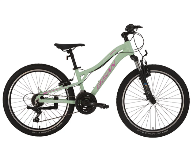 Bisan Kdx2800 V Fren 24 Jant Çocuk Bisikleti Mint Yeşil
