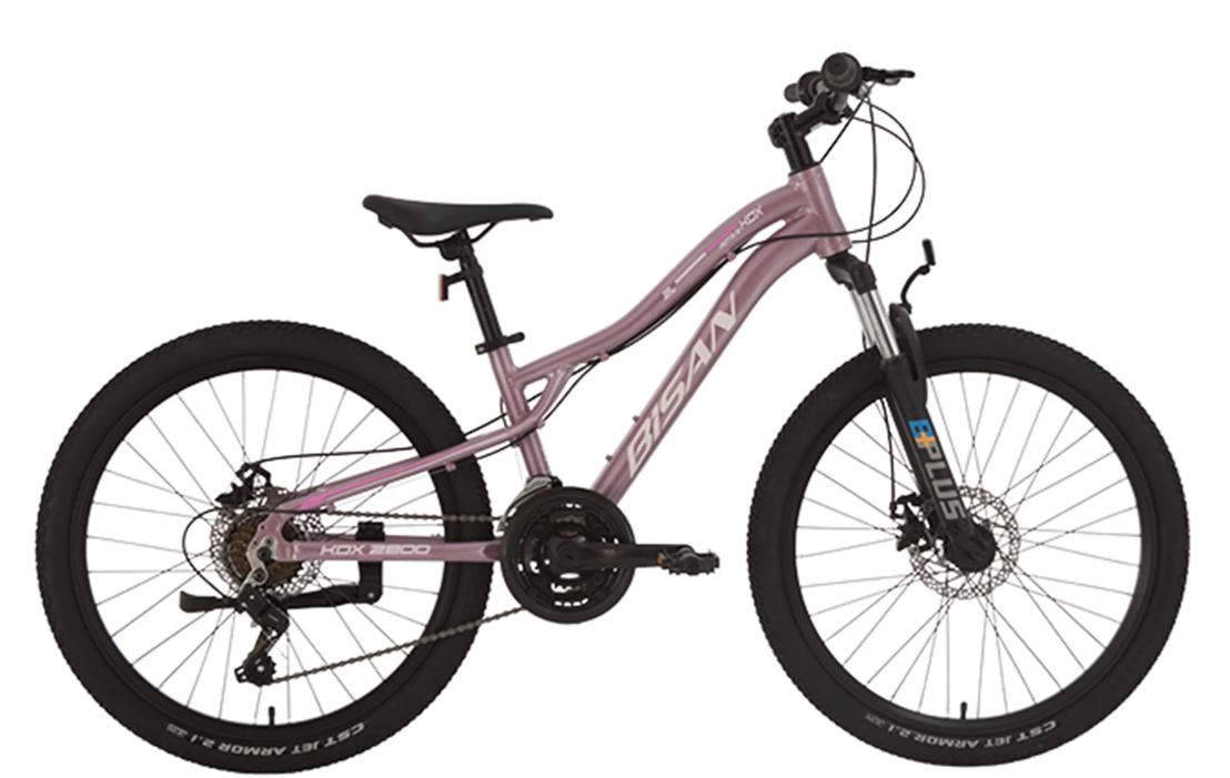 Bisan Kdx2800 Disk Fren 24 Jant Çocuk Bisikleti Metalik Pembe