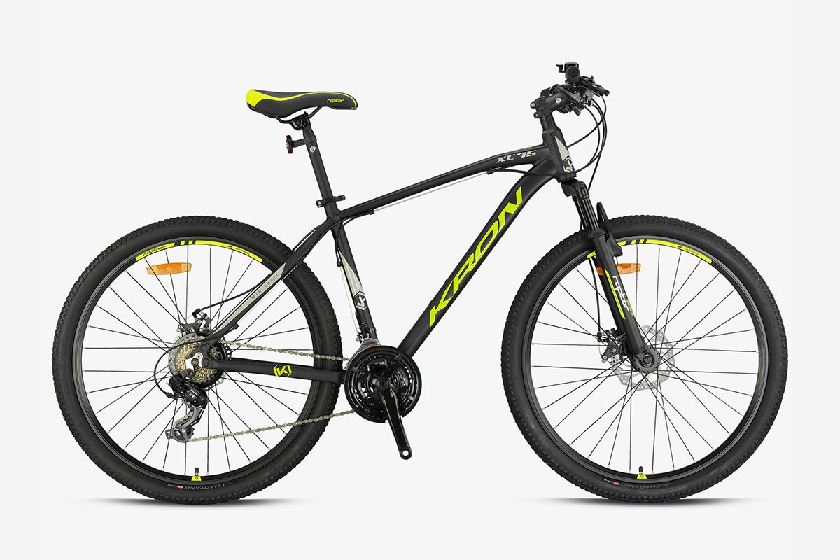 Kron XC 75 Disk Fren 29 Jant Dağ Bisikleti Mat Siyah/Neon Sarı-Füme 43 cm