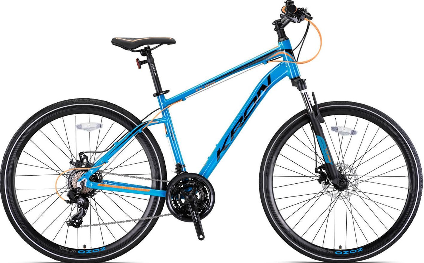 Kron TX100 Hidrolik Disk Fren 28 Jant Trekking Bisiklet Kırmızı-Siyah