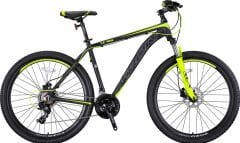 Kron XC 100 27.5 Jant Dağ Bisikleti Mat Siyah-Gri/Neon Sarı