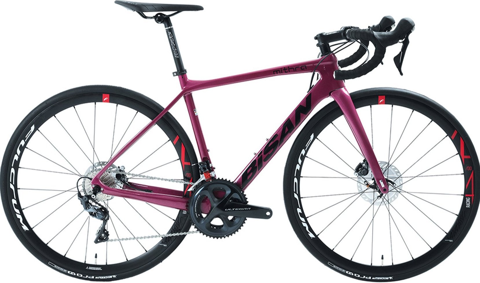 Bisan Mithra Disc 105 Yol Bisikleti Mor-Siyah 48 Cm