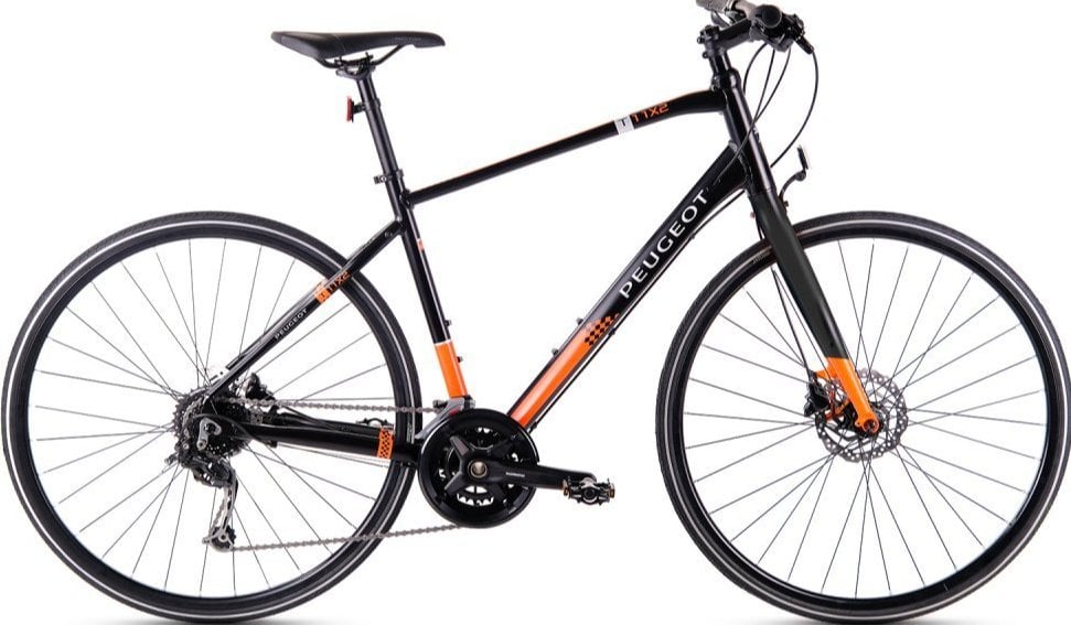 Peugeot T11x2 Trekking Bisiklet Siyah - Sarı 46 Cm