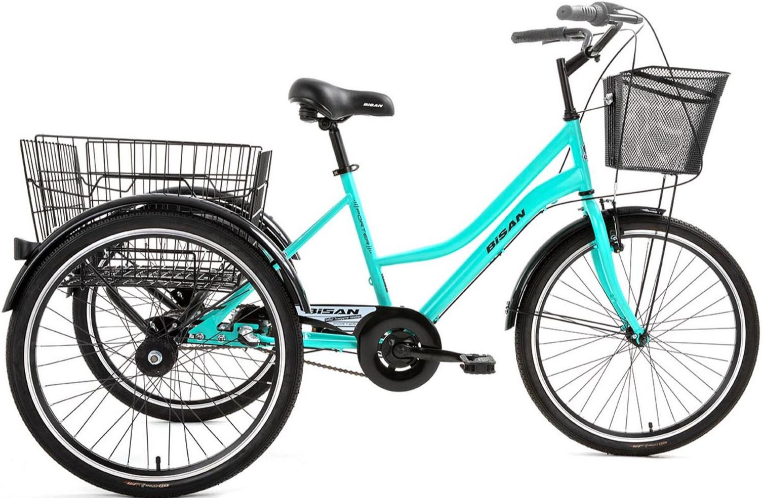 Bisan Porter Kargo Bisikleti Turkuaz