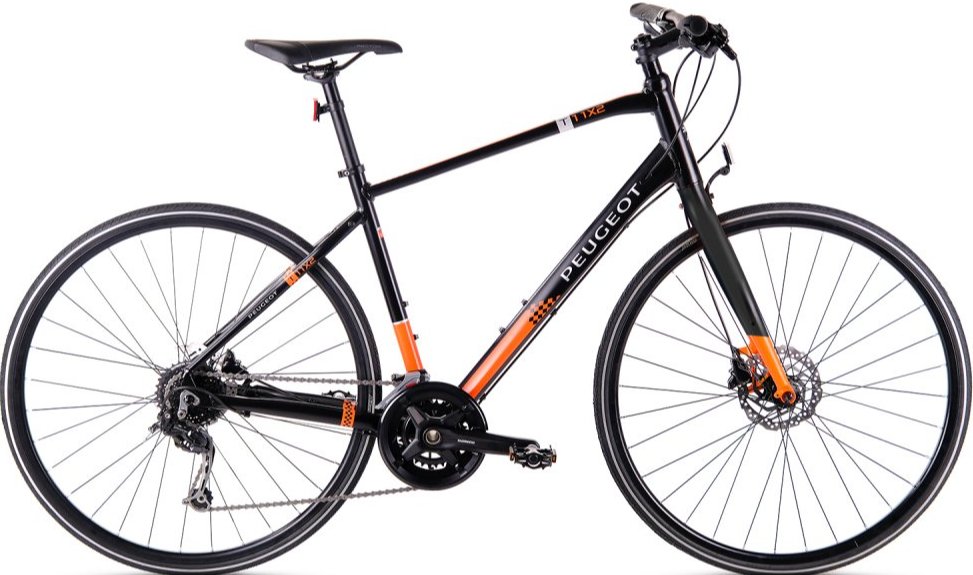 Peugeot T11x2 Trekking Bisiklet Siyah - Turuncu 49 cm