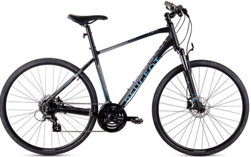 Peugeot T14FS Hidrolik Fren 28 Jant Şehir Bisikleti Siyah-Kırmızı