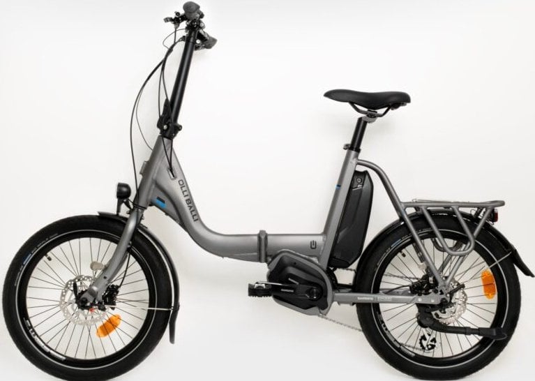 Olli Balli Urla 20 Jant Katlanır Elektrikli Bisiklet Gri