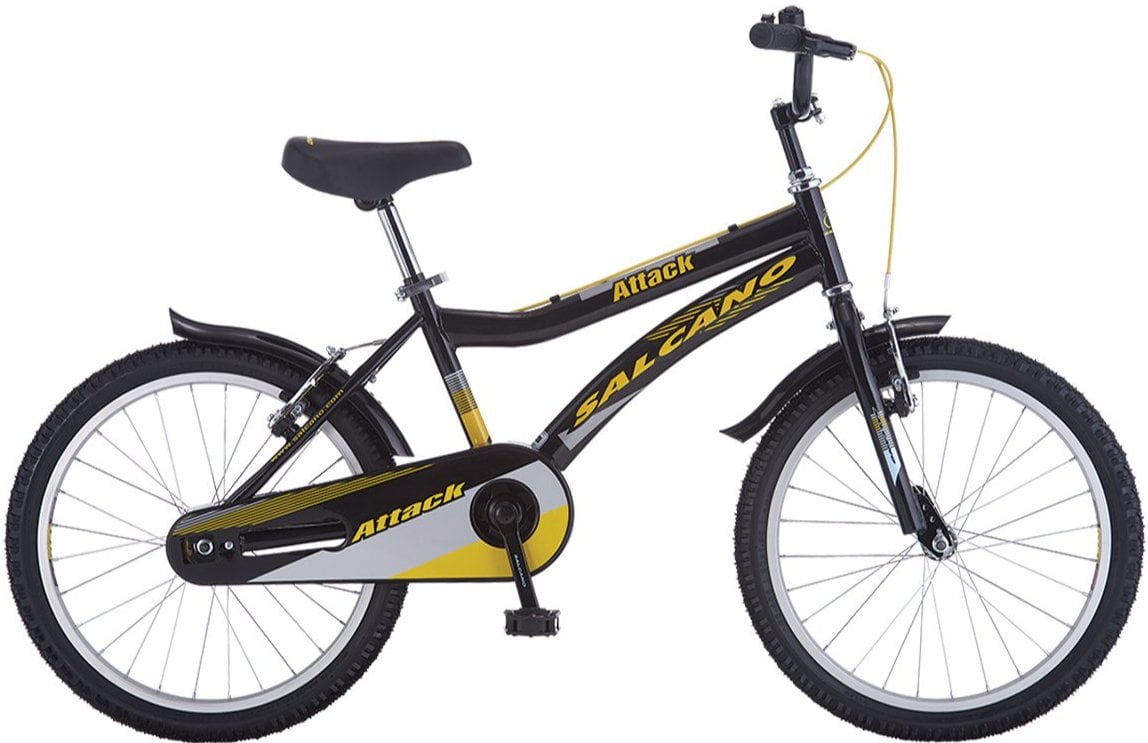 Salcano Attack 20 Jant Erkek Çocuk Bisikleti Siyah-Sarı