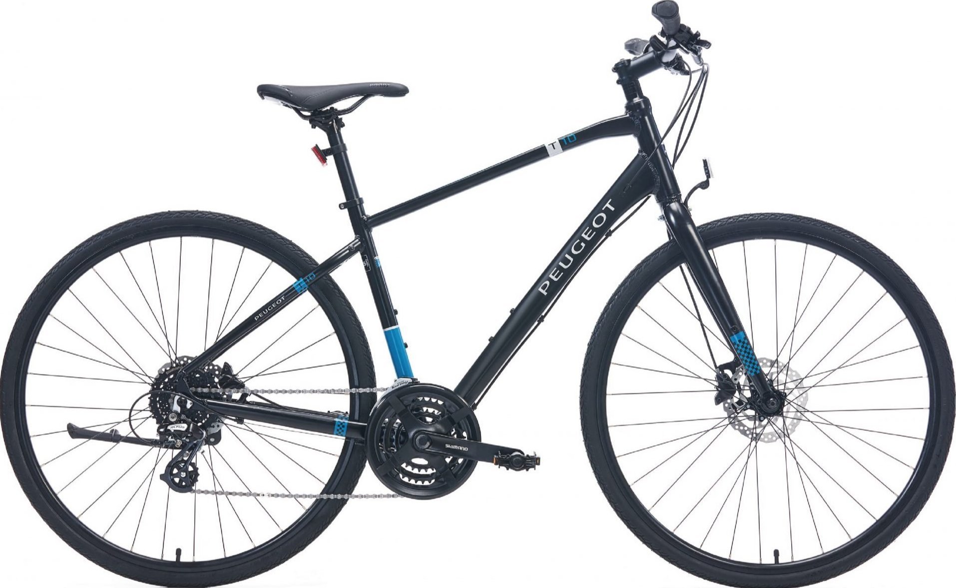 Peugeot T10 Trekking Bisiklet Siyah-Mavi 53 cm