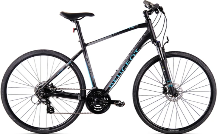 Peugeot T17 FS 28 Jant Şehir Bisikleti Siyah-Mavi 54 cm