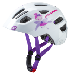 Kask Çocuk Maxster Fay White Glossy Cratoni S-M