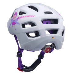 Kask Çocuk Maxster Fay White Glossy Cratoni S-M