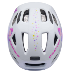 Kask Çocuk Maxster Fay White Glossy Cratoni S-M