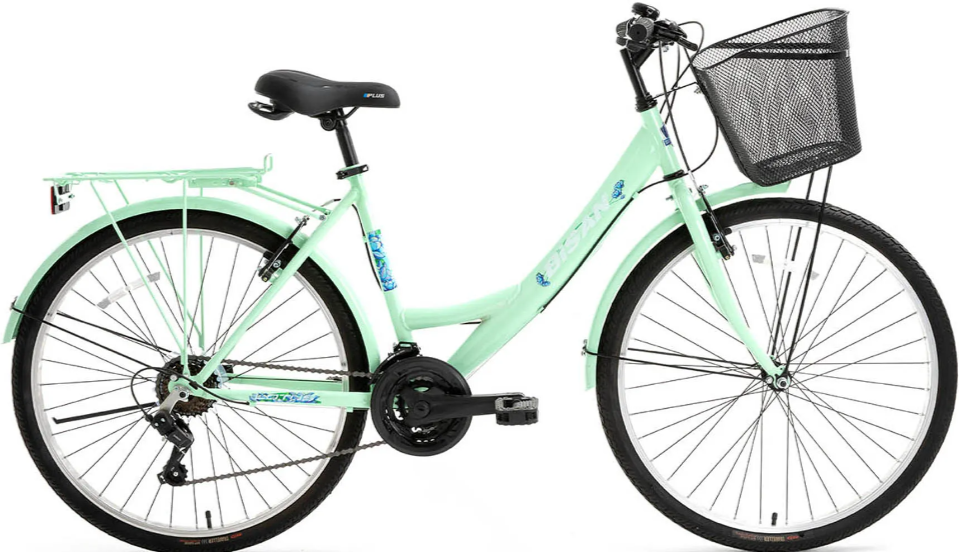 Bisan Lotus 24 Jant Şehir Bisikleti Mint Yeşil 34 cm