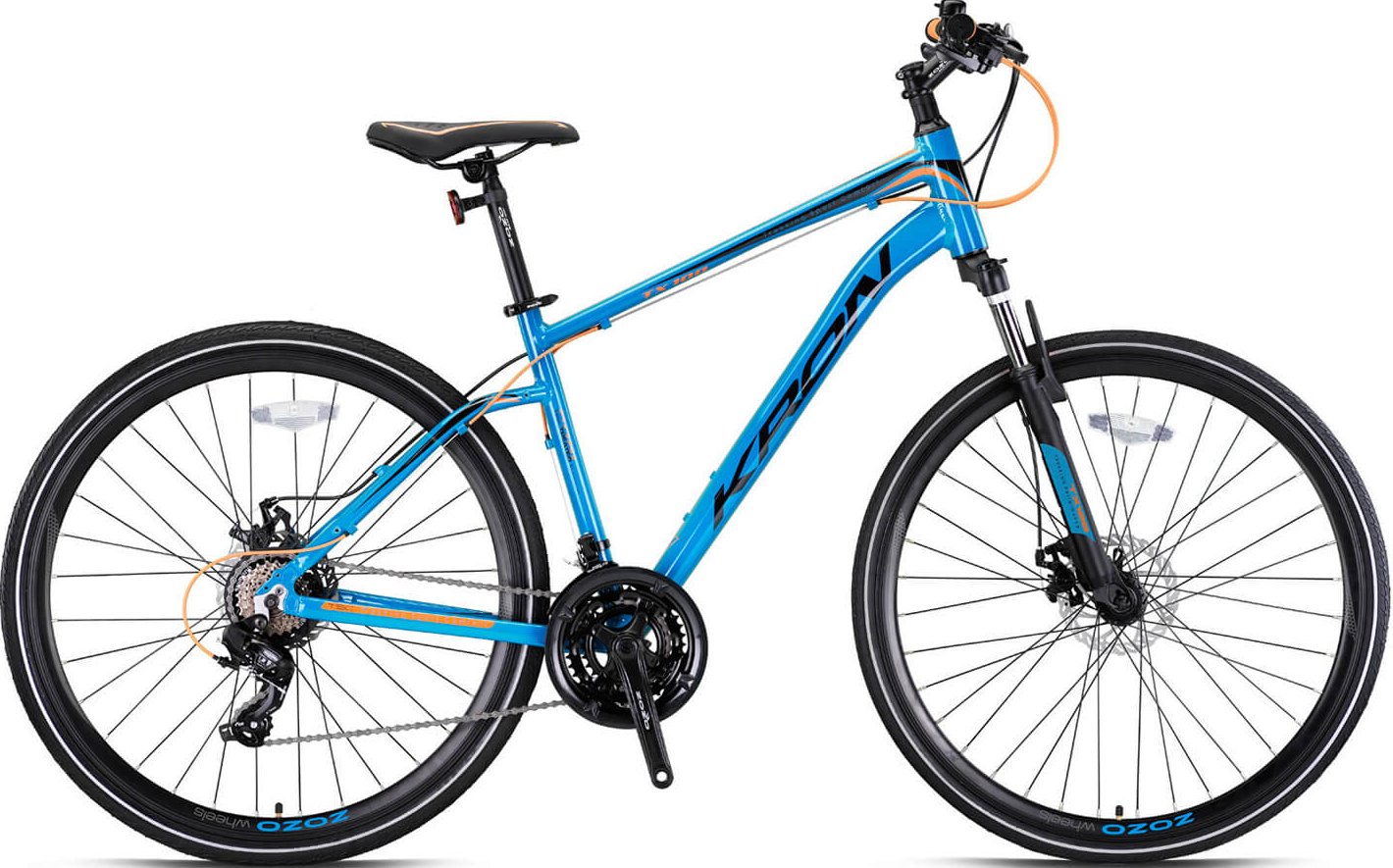 Kron TX100 28 Jant Trekking Bisiklet Mavi Turuncu Siyah 51 cm