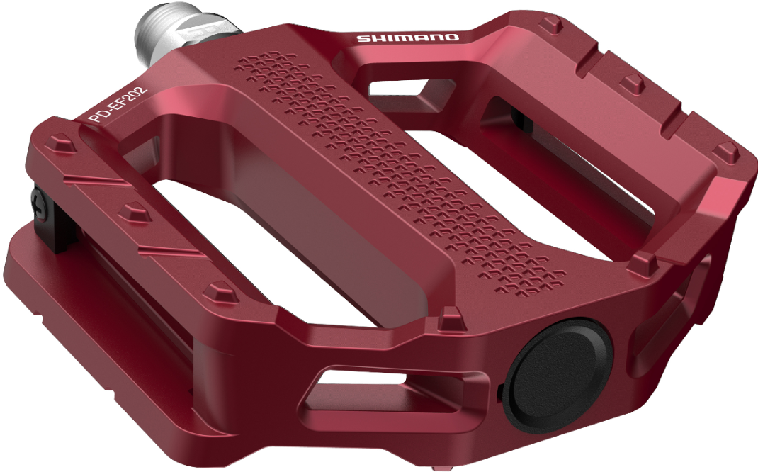 Pedal Düz Alüminyum Kırmızı Pd-ef202 Shimano