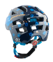 Kask Çocuk Maxster Monster Parlak Mavi S-M