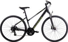 Peugeot T14FS Lady 28 Jant Şehir Bisikleti Siyah-Yeşil 43 cm