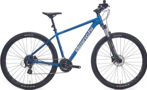 Bianchi Magma Cues Hidrolik Fren 18 Vites 27.5 Jant Dağ Bisikleti Mavi-Gümüş 48 cm