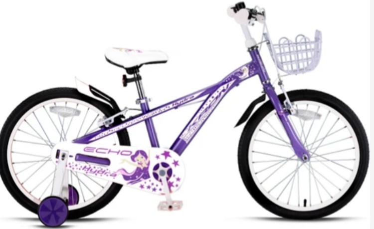 Kron Hydra 16 Jant Kız Çocuk Bisiklet Mor-Beyaz