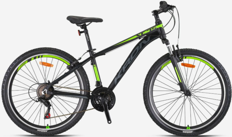 Kron XC 75 Disk Fren 29 Jant Dağ Bisikleti Mat Siyah-Mavi/Füme 48 Cm