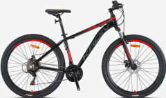 Kron XC 75 Disk Fren 29 Jant Dağ Bisikleti Mat Siyah-Kırmızı/Füme 48 cm