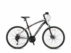 Kron TX450 Hidrolik Disk 28 Jant Trekking Bisiklet Mat Siyah-Yeşil 46 cm